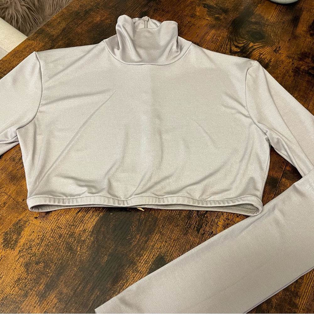 Norma Kamali Gray Apparel Set